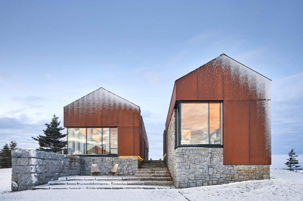 Загородный дом в стиле барнхаус, Канада