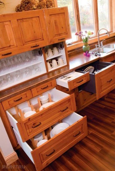 Три зоны хранения на кухне: как правильно разместить всё