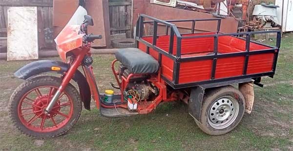 Самодельный грузовой трицикл своими руками с двигателем от мотоблока