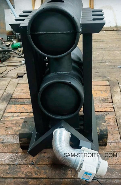 Печь из газового баллона: фото и описание самоделки Печь из газового баллона: фото и описание самоделки