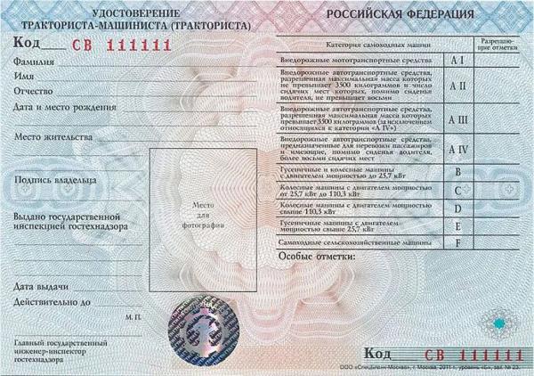 Удостоверение водителя погрузчика в 2025 году Удостоверение водителя погрузчика в 2025 году
